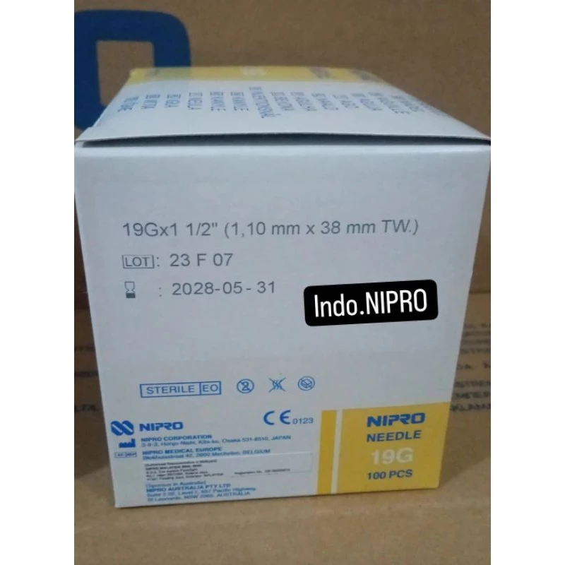 Nipro Needle 18G 1.5inch