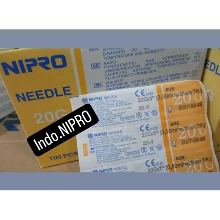 Nipro Needle Eceran 20G 1 inch