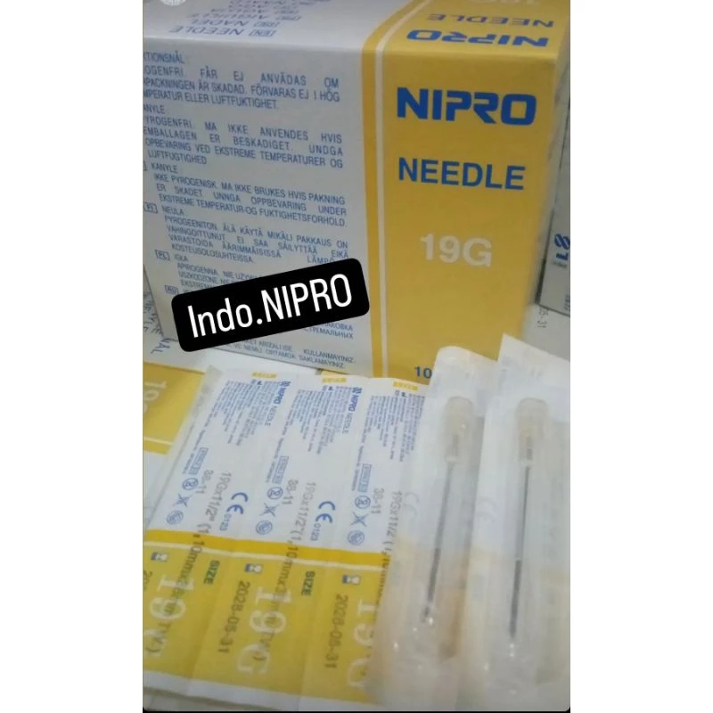 Nipro Needle Eceran 19G 1.5inch